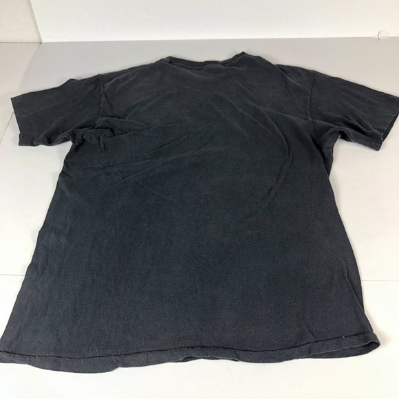 Vintage 1984 The Three Stooges Shirt Mens Medium Grey Graphic Print Short Sleeve - Picture 9 of 12